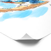 Kingfisher Foto Afdruk (Hoek)