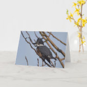 Kingfisher - Frameable Art Kaart (Gele Bloem)