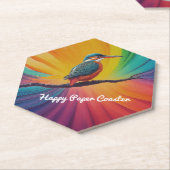 Kingfisher Happy Kartonnen Onderzetters (Schuin)