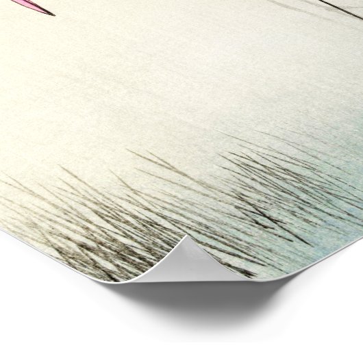 Kingfisher Hunting - Ohara Koson -  art 8 Poster (Hoek)