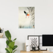 Kingfisher Hunting - Ohara Koson -  artikel 18 bis Poster (Thuiskantoor)