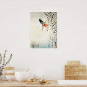 Kingfisher Hunting - Ohara Koson -  artikel 18 bis Poster (Keuken)