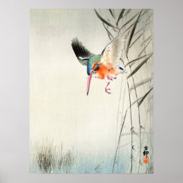 Kingfisher Hunting - Ohara Koson -  artikel 18 bis Poster