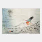 Kingfisher Hunting - Ohara Koson - Theedoek (Horizontaal)