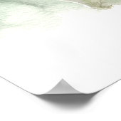 Kingfisher in waterverf poster (Hoek)