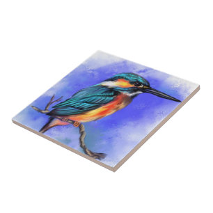 Kingfisher keramische Tegel Tegeltje