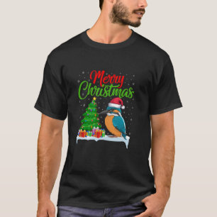 Kingfisher Kerstboom Lichten Grappige Kerstmis Kin T-shirt