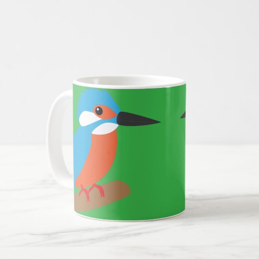 Kingfisher Koffiemok (Voorkant links)