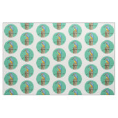 Kingfisher Kotare NZ vogel Stof (Fat Quarter)