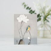 Kingfisher met Lotus Flower door Ohara Koson Briefkaart (Staand voorkant)