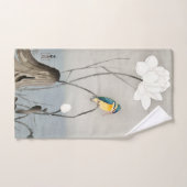 Kingfisher met Lotus Flower - Ohara Koson - Hand Handdoek (Handdoek)
