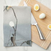 Kingfisher met Lotus Flower - Ohara Koson - Theedoek (Quarter Fold)