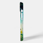 Kingfisher neergestreken over water Wilde bloemen Case-Mate iPhone Case (Achterkant / Links)
