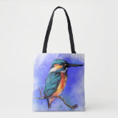 Kingfisher Note Bag Tote Bag (Voorkant)