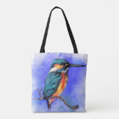 Kingfisher Note Bag Tote Bag (Achterkant)
