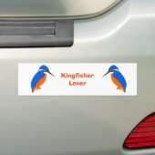 Kingfisher-ontwerp Bumpersticker (Op auto)
