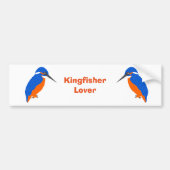 Kingfisher-ontwerp Bumpersticker (Voorkant)