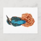 Kingfisher op ventilator Briefkaart afdrukken (Voorkant)