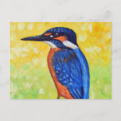 Kingfisher Painting Briefkaart (Voorkant)