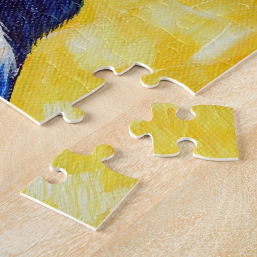 Kingfisher Painting Postcard Legpuzzel (Zijkant)