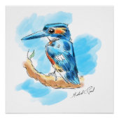 Kingfisher Perfect Poster (Voorkant)