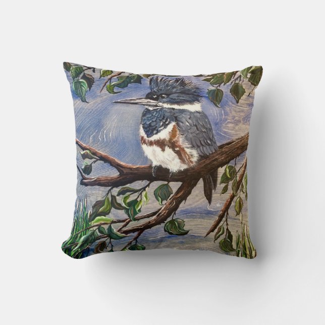 Kingfisher Pillow Kussen (Voorkant)