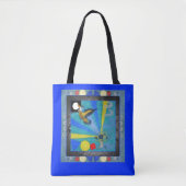 Kingfisher Poem Tote Bag (Voorkant)