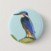 Kingfisher Ronde Button 5,7 Cm (Voorkant)