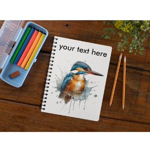 Kingfisher Splash, op maat Notitieboek