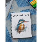 Kingfisher Splash, op maat Notitieboek