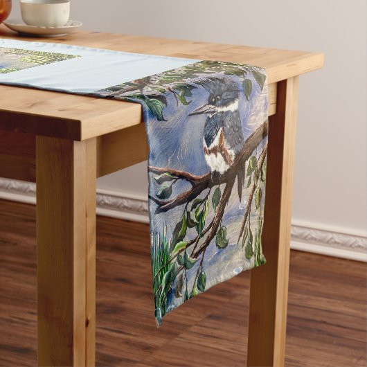 Kingfisher Table Runner Korte Tafelloper (Voorbeeld)