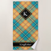Kingfisher Tartan Beach Towel Strandlaken (Voorkant)