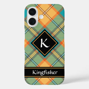 Kingfisher Tartan iPhone 16 Hoesje