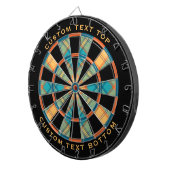 Kingfisher Tartan Dart Board Dartbord (Voorkant Rechts)