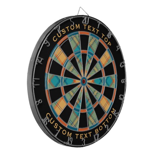 Kingfisher Tartan Dart Board Dartbord (Voorkant Links)