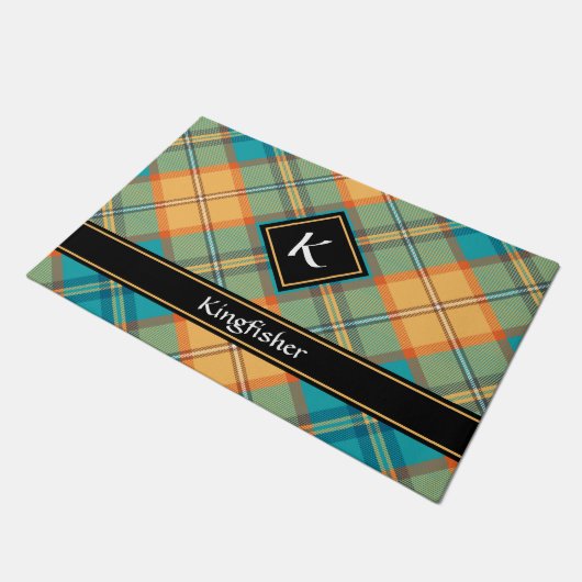 Kingfisher Tartan Doormat Deurmat (Schuin)