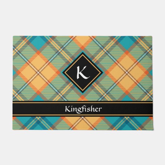 Kingfisher Tartan Doormat Deurmat (Voorkant)