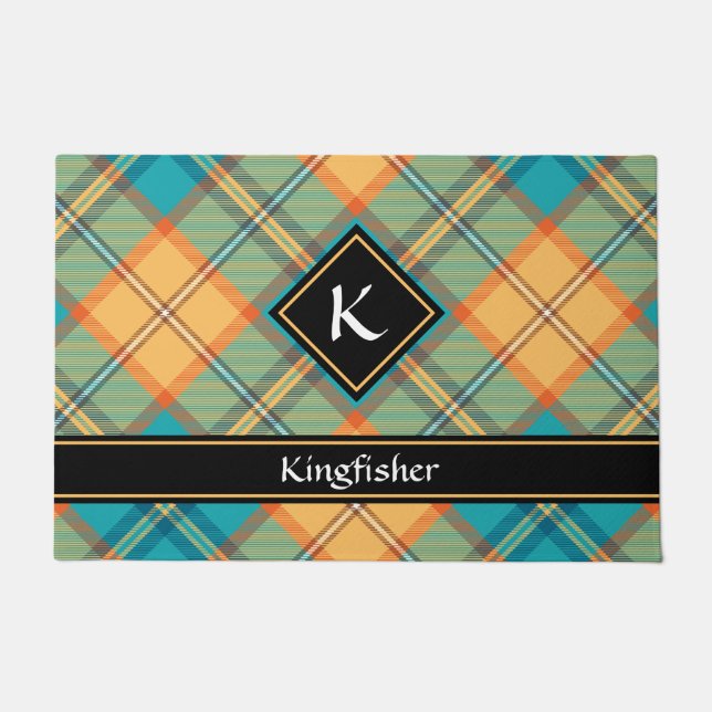 Kingfisher Tartan Doormat Deurmat (Voorkant)