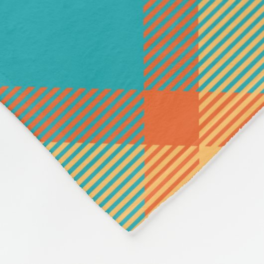 Kingfisher Tartan Fleece Blanket (Hoek)