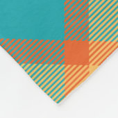 Kingfisher Tartan Fleece Blanket Deken (Hoek)