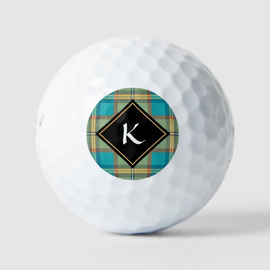 Kingfisher Tartan Golf Balls Golfballen (Voorkant)