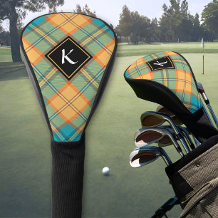 Kingfisher Tartan Golf Head Hoesje Golfheadcover
