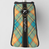 Kingfisher Tartan Golf Head Hoesje Golfheadcover (Draai 90)