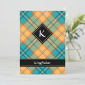Kingfisher Tartan Kaart (Staand voorkant)