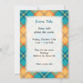 Kingfisher Tartan Kaart (Achterkant)