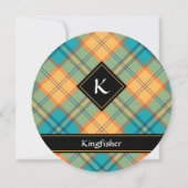 Kingfisher Tartan Kaart (Voorkant)