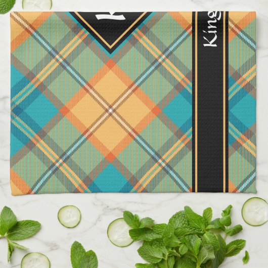 Kingfisher Tartan Kitchen Towel Theedoek (Gevouwen)