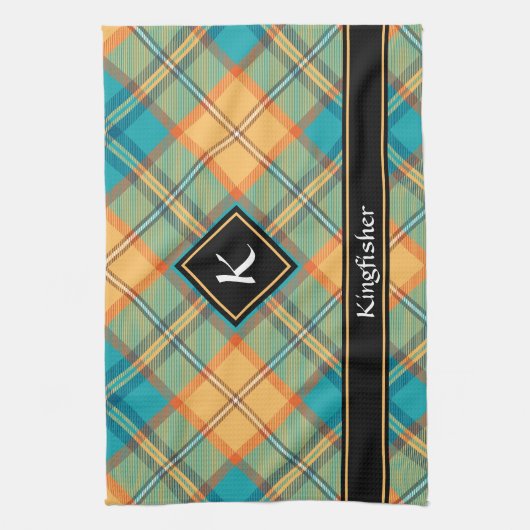 Kingfisher Tartan Kitchen Towel Theedoek (Verticaal)