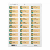 Kingfisher Tartan Label (Full Sheet)