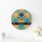 Kingfisher Tartan Large Clock Grote Klok (Huis)